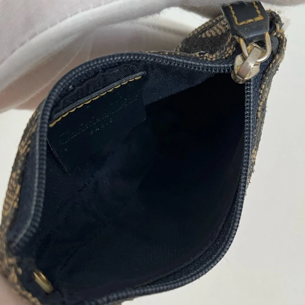 Christian Dior Trotter Coin Purse Oblique Saddle Vintage - Picture 10 of 15